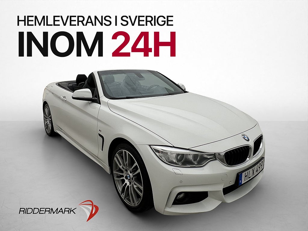 BMW 428 i xDrive M Sport H/K Skinn Värmare Sensorer Navi