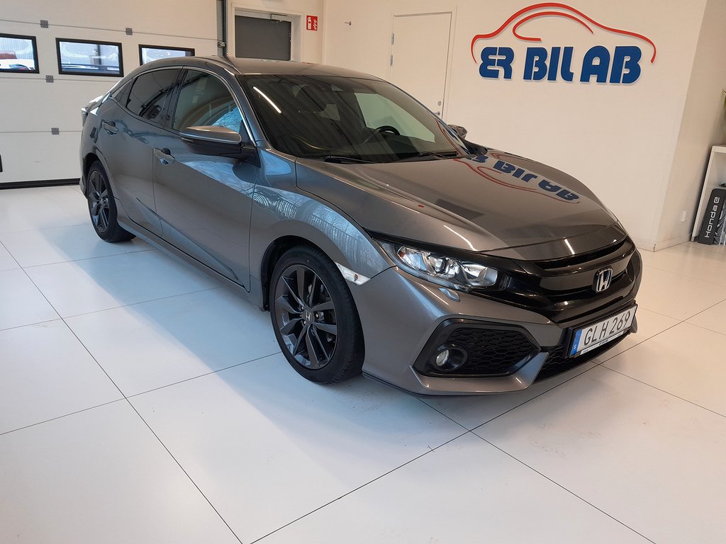 Honda Civic 5-dörrar 1.0 CVT Elegance Euro 6