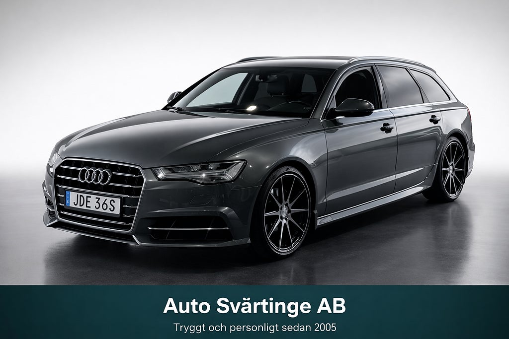 Audi A6 Avant 2.0 TDI 190hk S-line (P-värm, Drag, Navi)