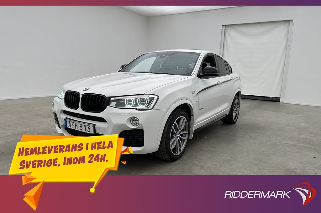 BMW X4 xDrive35d M Sport Värmare Taklucka H/K 360° Navi Drag