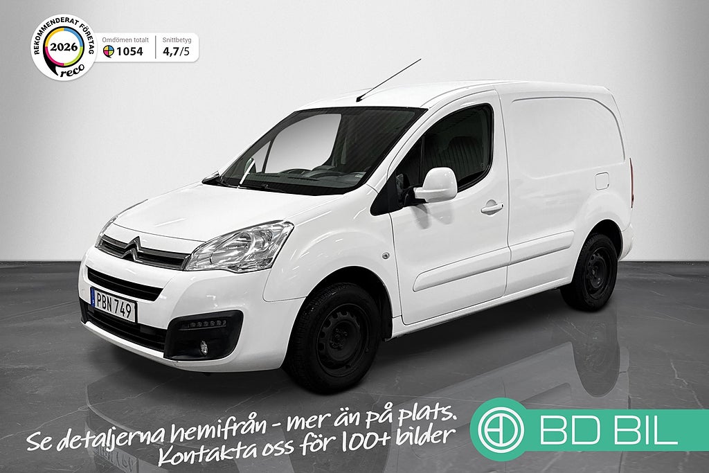 Citroën Berlingo 1.6 BlueHDI Kamrem Bytt Låga Mil En Brukare Drag