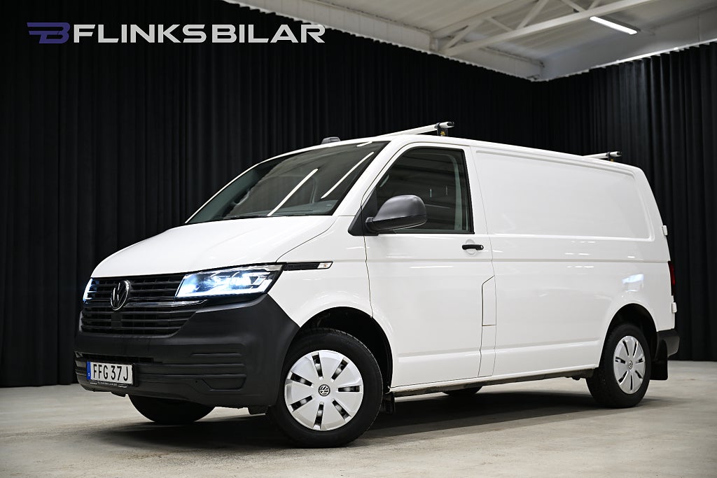 Volkswagen Transporter DSG 150HK LED|Drag|Värmare|Inredd|Backkamera|Leasbar