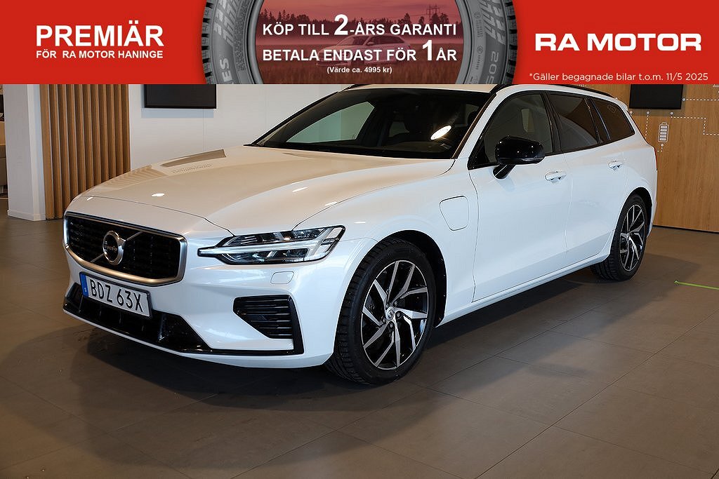 Volvo V60 T8 AWD Aut R-Design Pano Kamera Läder 2019