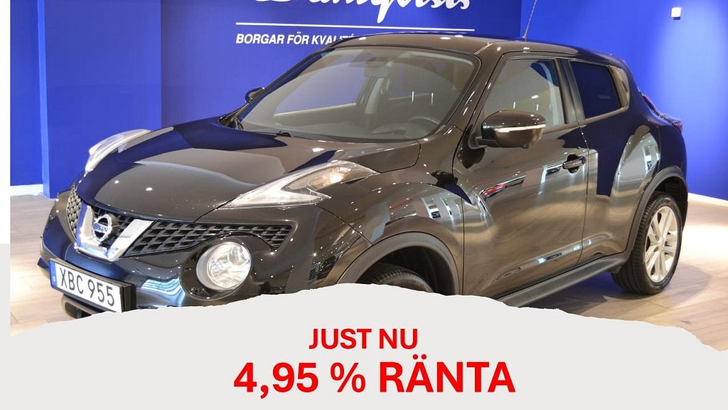 Nissan Juke (NU 4,95 % RÄNTA) 1.5 dCi 110hk V-hjul 360 kamera Navi