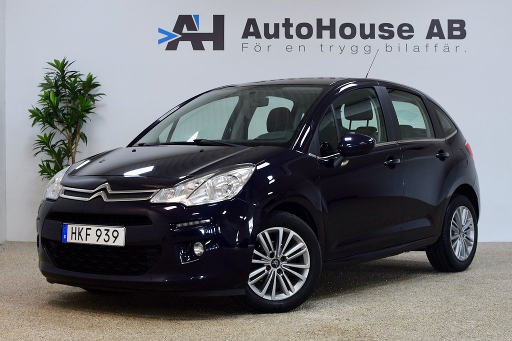 Citroën C3 1.2 VTi P-sensor Farthållare Bluetooth Garanti