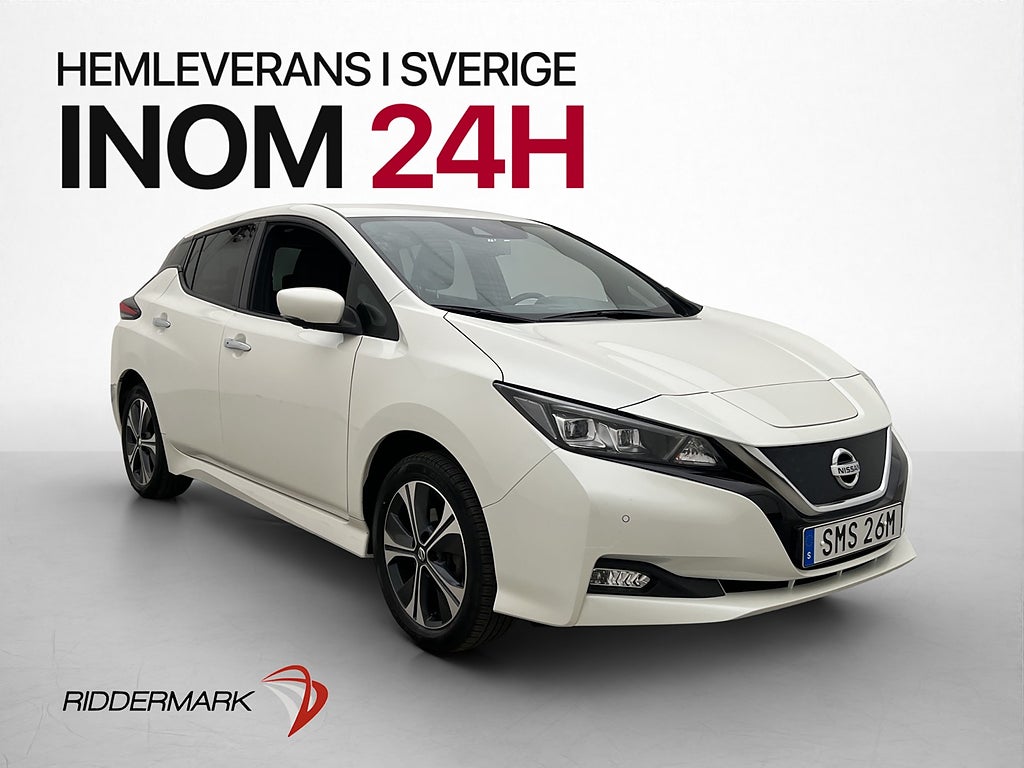 Nissan Leaf e+ 217hk Tekna BOSE 360° Skinn CarPlay Rattvärme