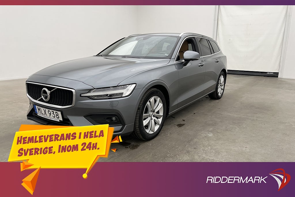 Volvo V60 D4 Advanced Värmare 360° Skinn BLIS CarPlay Navi