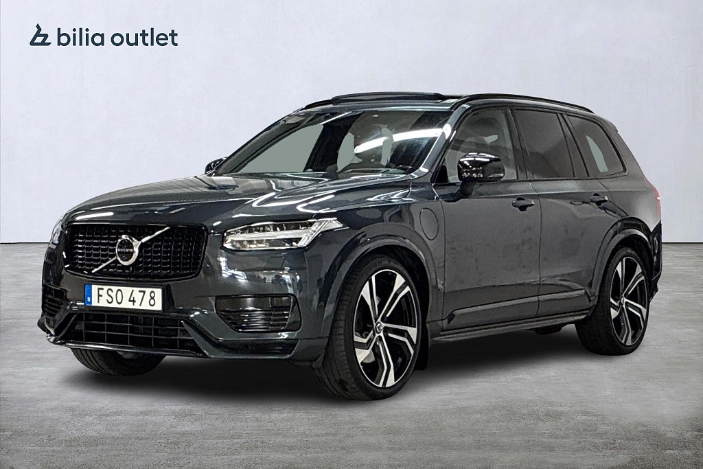 Volvo XC90 T8 R-Design Pro Edt 7-sits 390hk Pano B&W 360° Luftfjäd