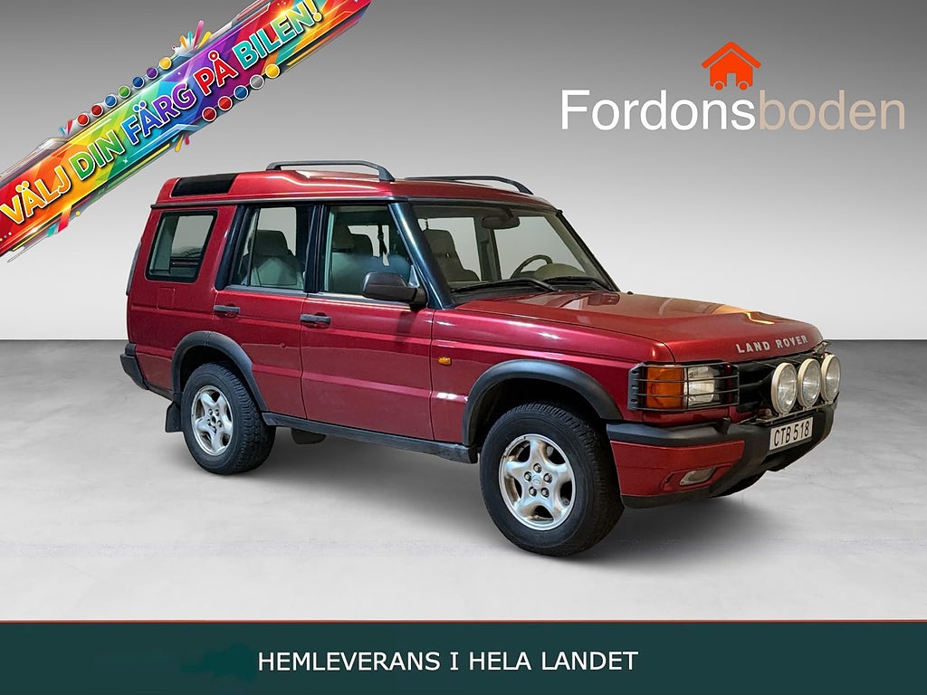 Land Rover Discovery 2 4.0 V8 4WD Drag Skinn Taklucka Nybes 185hk