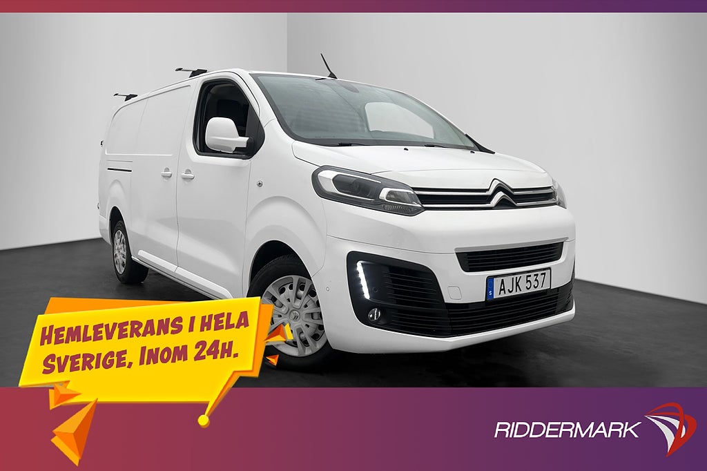 Citroën jumpy L3 177hk Värmare Dragkrok Kamera CARPLAY Moms