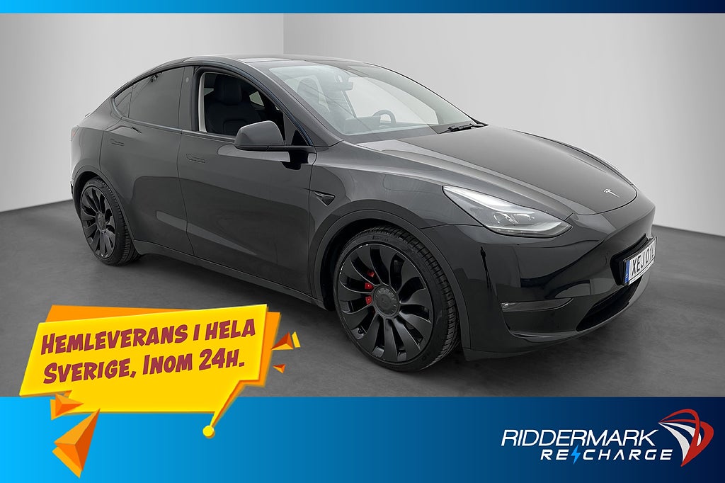 Tesla Model Y Performance Uppgraderad-AP Drag Sv.Såld MOMS