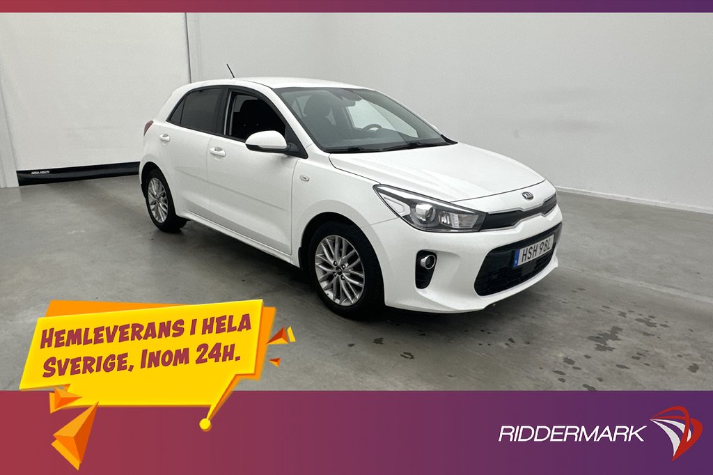 Kia Rio 1.2 CVVT 84hk Advance Kamera Rattvärme Farthållare