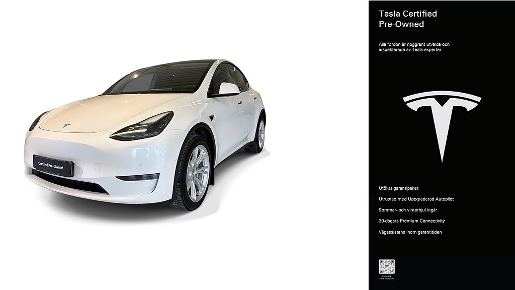 Tesla Model Y Long Range AWD Certified Pre-Owned 3,84% ränta