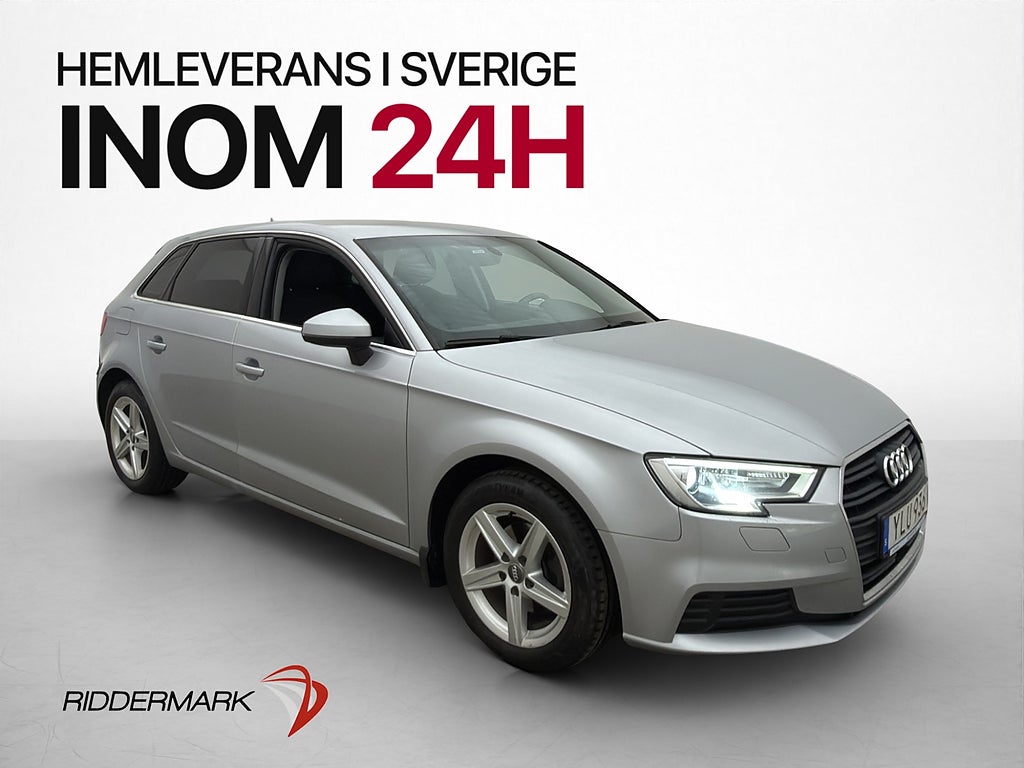 Audi A3 1.4 TFSI 150hk Drag Sensorer 0,49L/mil 404kr Skatt