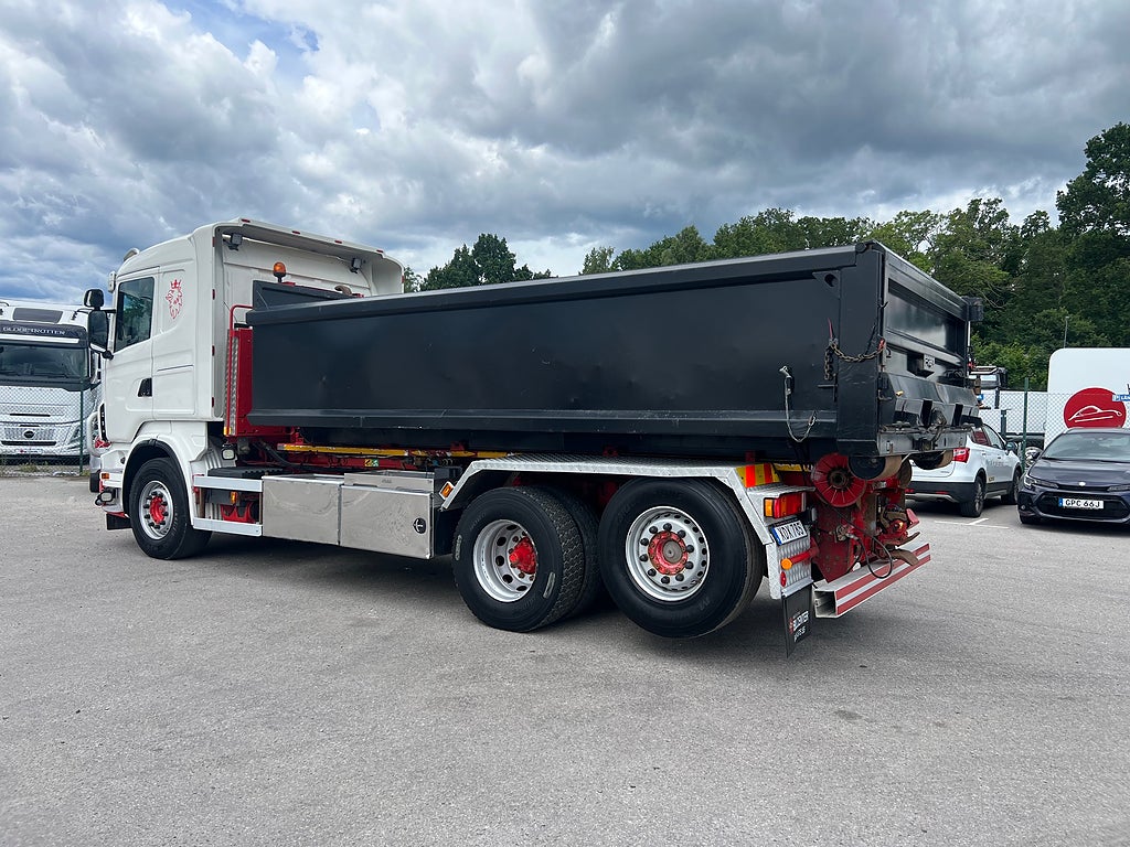 Scania R500 V8 6x2*4 Manuell Växellåda, Lastväxlare inkl flak