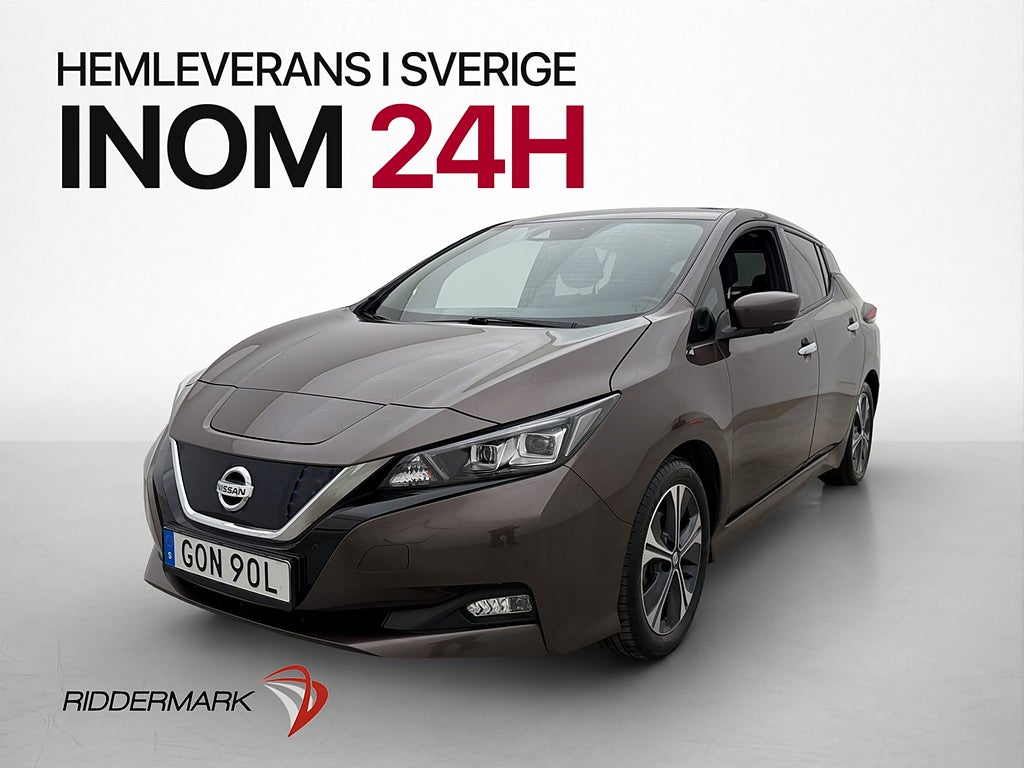 Nissan Leaf 150hk N-Connecta 360° kamera Navi Rattvärme