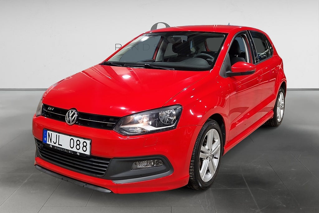 Volkswagen Polo 1.2 TSI 90 HK R-LINE PDC 7600MIL 536KR/ÅR 0.44L/MIL 16"
