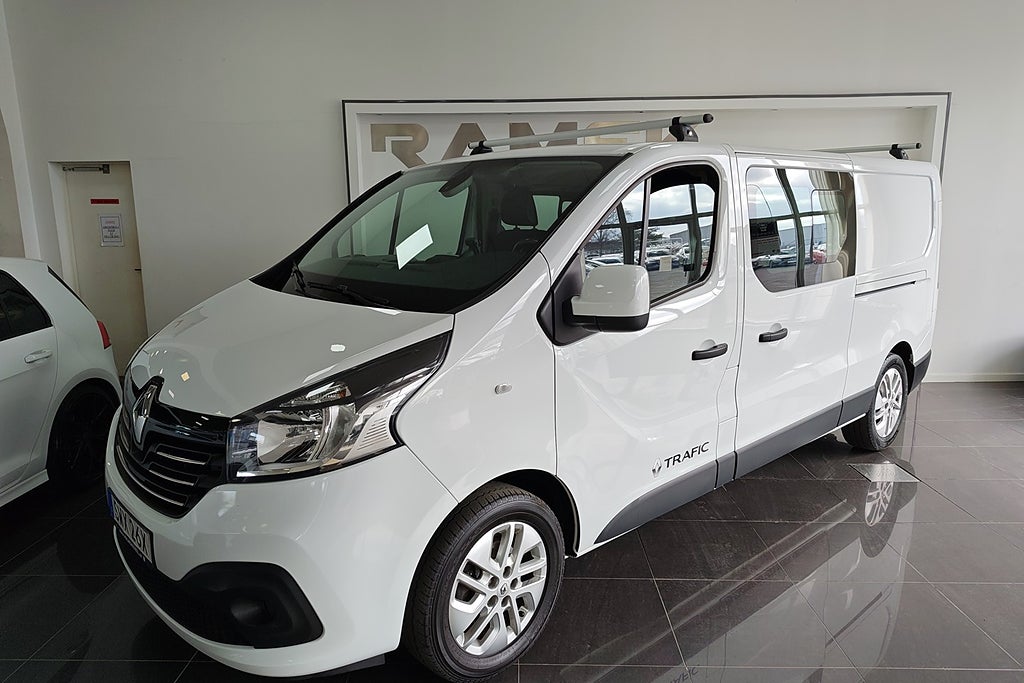 Renault trafic Dubbelhytt 5-sits 2.9t 1.6 dCi Värmare Drag Kamera