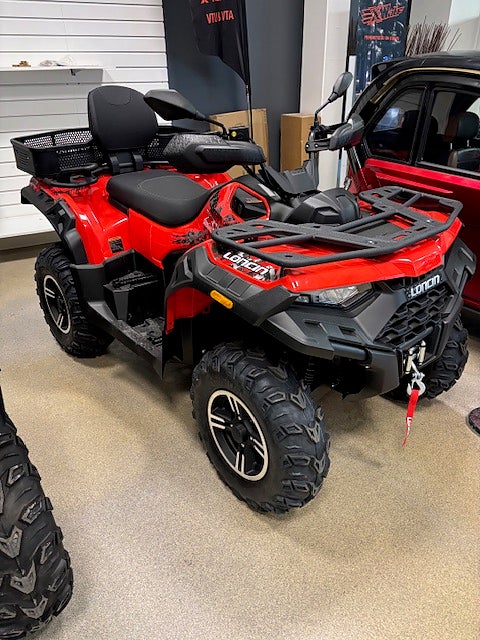 Loncin XWolf550 lång Hand/tumgasvärme och plog på köpet!