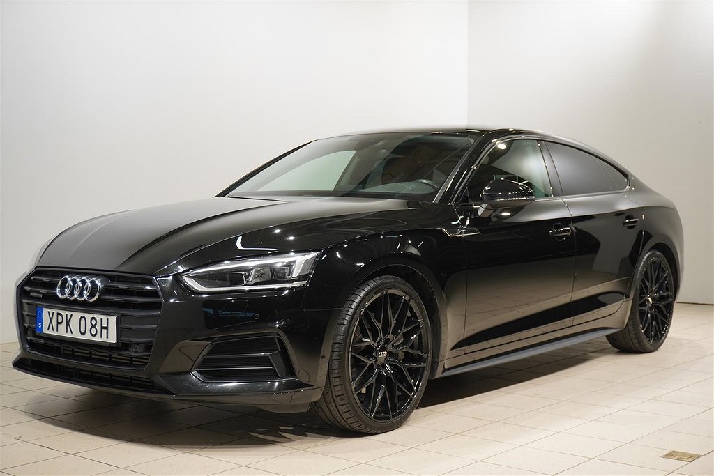 Audi A5 Sportback 45 TFSi Proline CarPlay Black Optik 245hk 2.95% Ränta