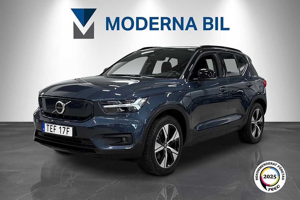 Volvo XC40 Recharge Pro 231hk H&K Panorama 360° kamera Nyservad