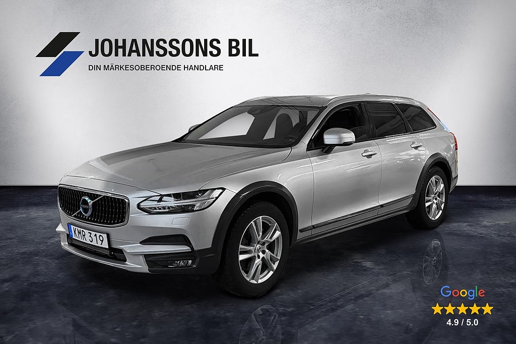 Volvo V90 Cross Country D4 AWD Advanced HuD Kamera VOC Värmare Drag Navi SoV