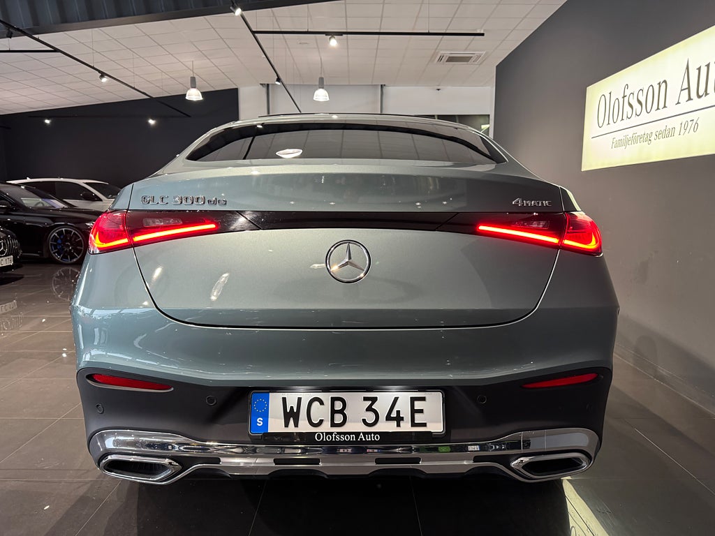 Mercedes-Benz GLC 300 de Coupé 4MATIC AMG Glastak 20tum Läder - bild 12