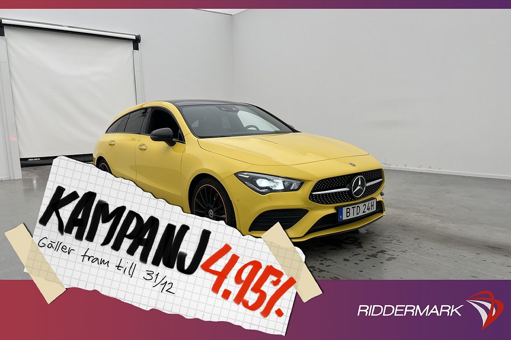 Mercedes-Benz CLA 220 Shooting Brake AMG Pano Bu 4,95% Ränta