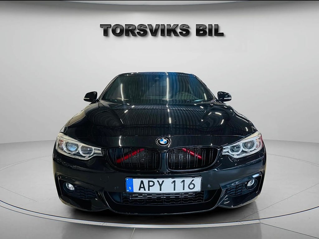 BMW 420D xDrive Gran coupe M-sport Taklucka H/K Skinn - miniatyr 7