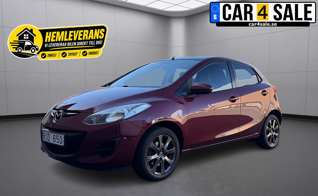 Mazda 2 5-dörrar 1.5 MZR | 0% Ränta | Låg mil | Hemleverans