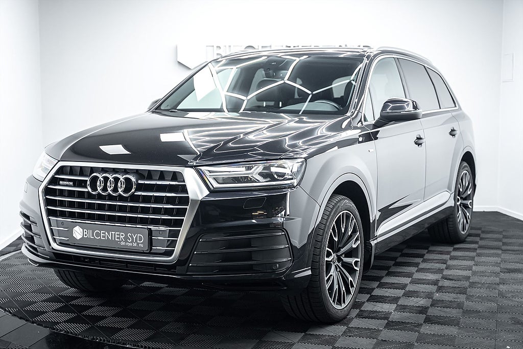 Audi Q7 3.0 TDI|S-Line|Quattro|Cockpit|Drag|BOSE|7-sits|272hk