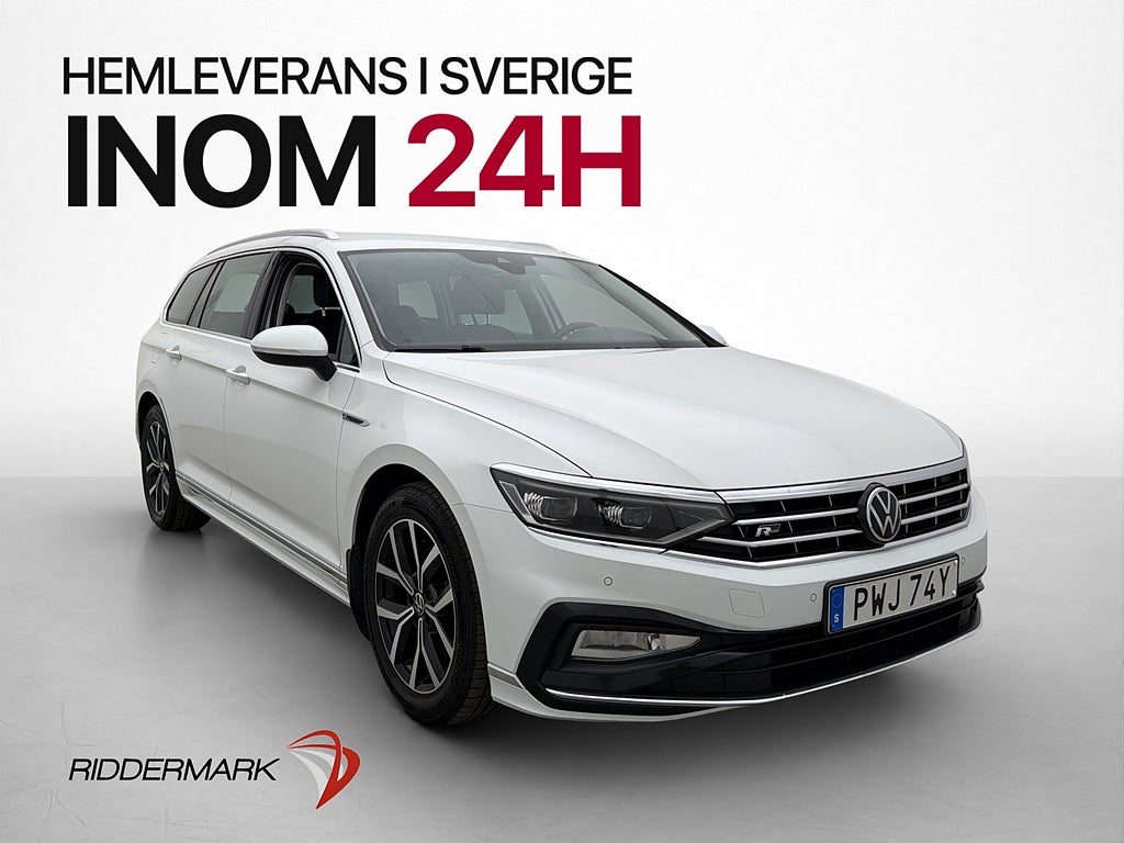 Volkswagen Passat 200hk 4M R-Line Kamera Cockpit Drag Värm