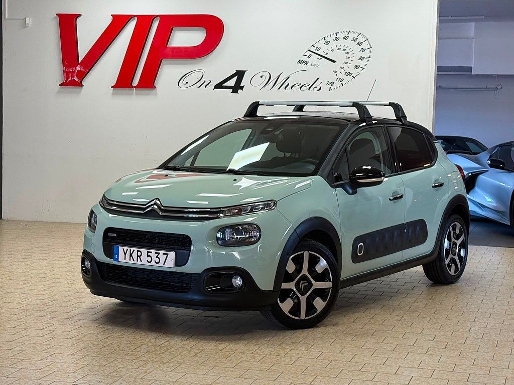 Citroën C3 1.2 (82 hk) PureTech Panorama Apple-Carplay Shine