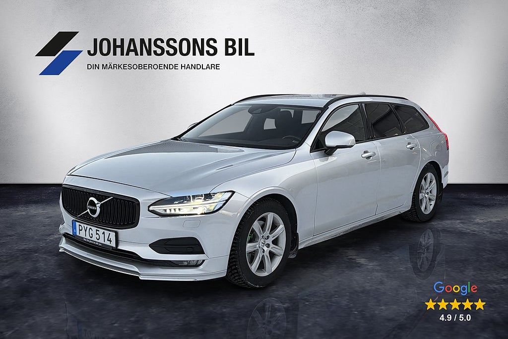 Volvo V90 D3 AWD Kamera VOC Värmare Drag Navi SoV-Däck