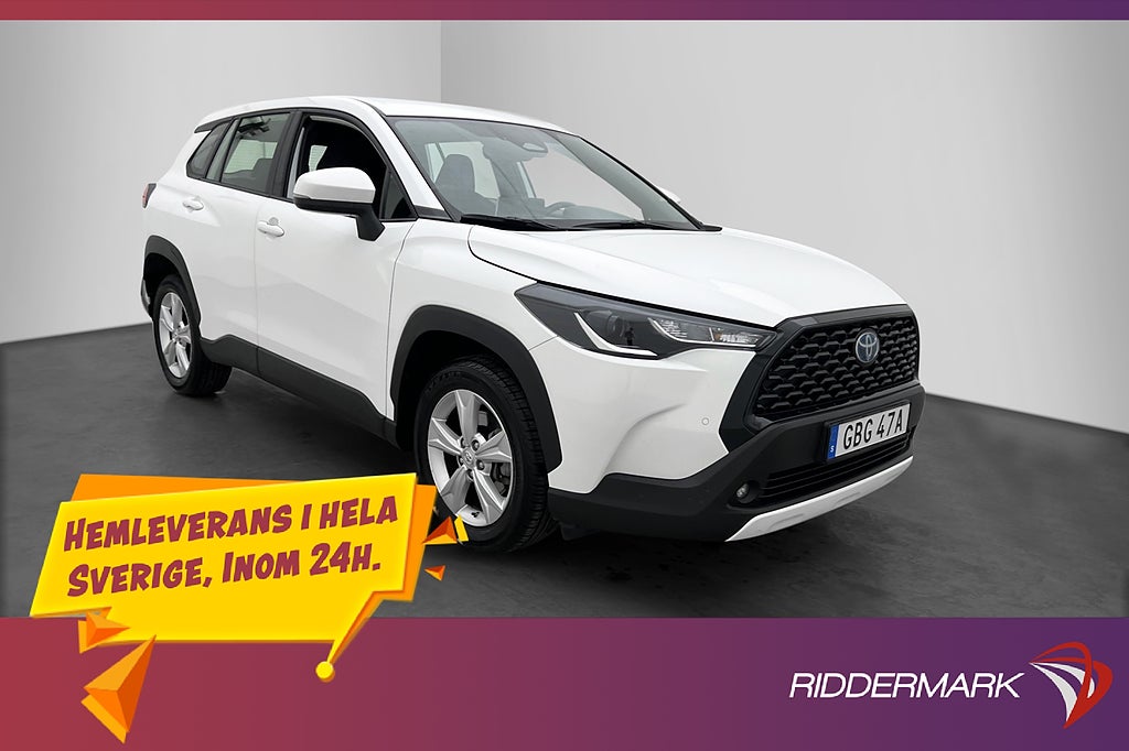 Toyota Corolla Cross Hybrid AWD 197hk Active Plus Kamera