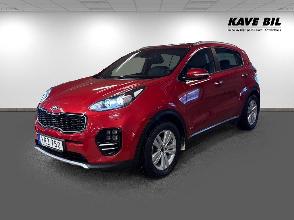 Kia Sportage 1.6 T-GDI AWD GT-Line (V-hjul, Drag, Värmare)