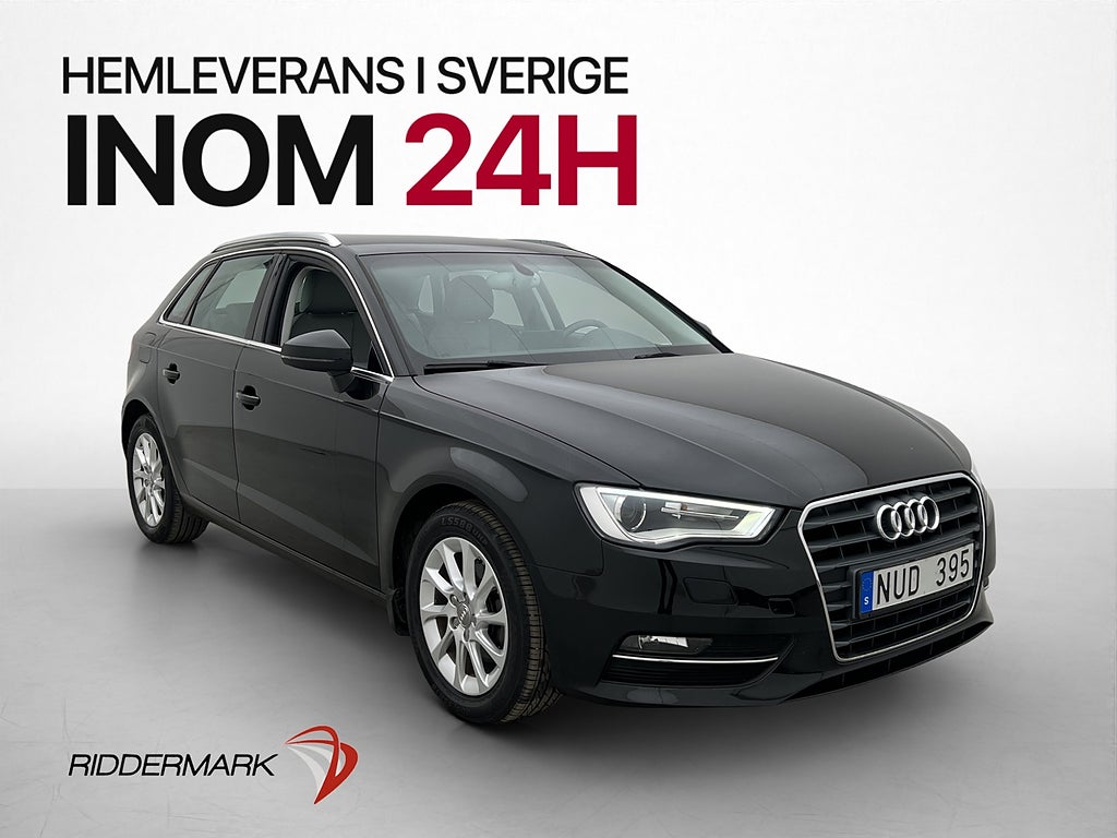 Audi A3 1.4 TFSI Attraction Drag Sensorer Skinn Farthållare