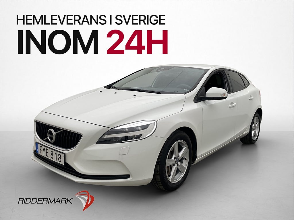 Volvo V40 D2 120hk Kinetic VOC Värmare Bluetooth Dragkrok