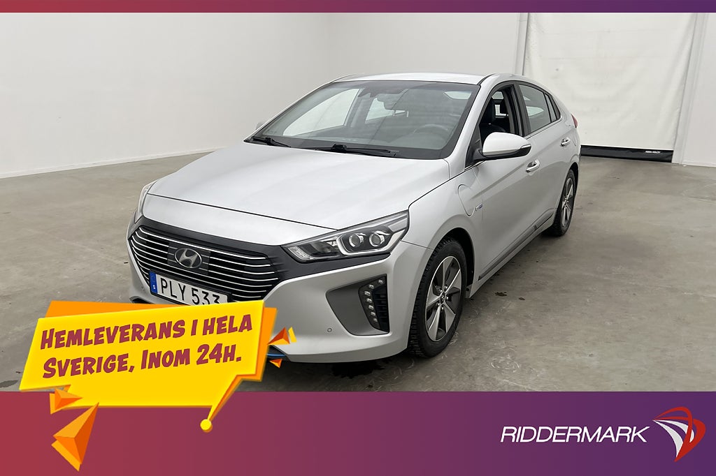 Hyundai IONIQ Plug-in 164hk Premium Plus Kamera Skinn Elstol
