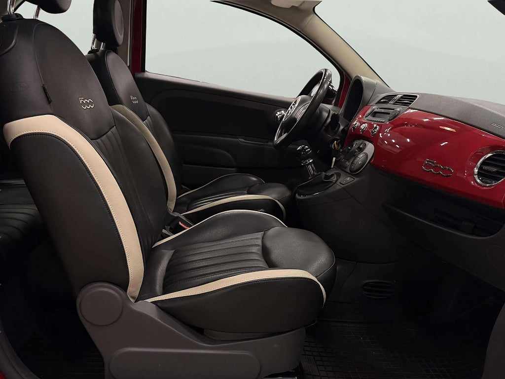 Fiat 500 1.2 8V Lounge Skinn Panorama  - miniatyr 11