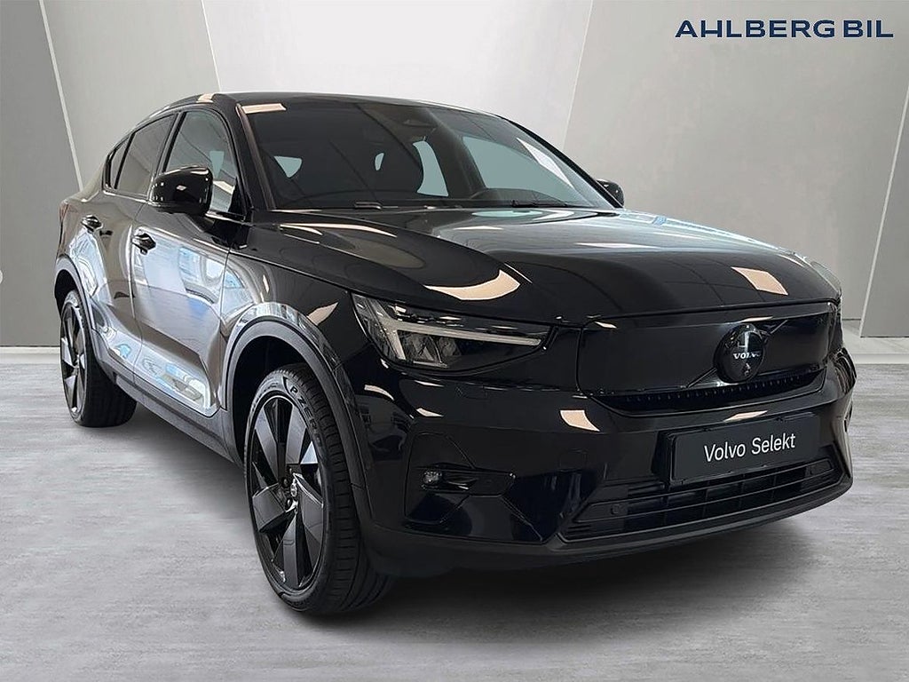 Volvo EC40 Single M Extended R Plus Black Edt?Dragkrok Ha...