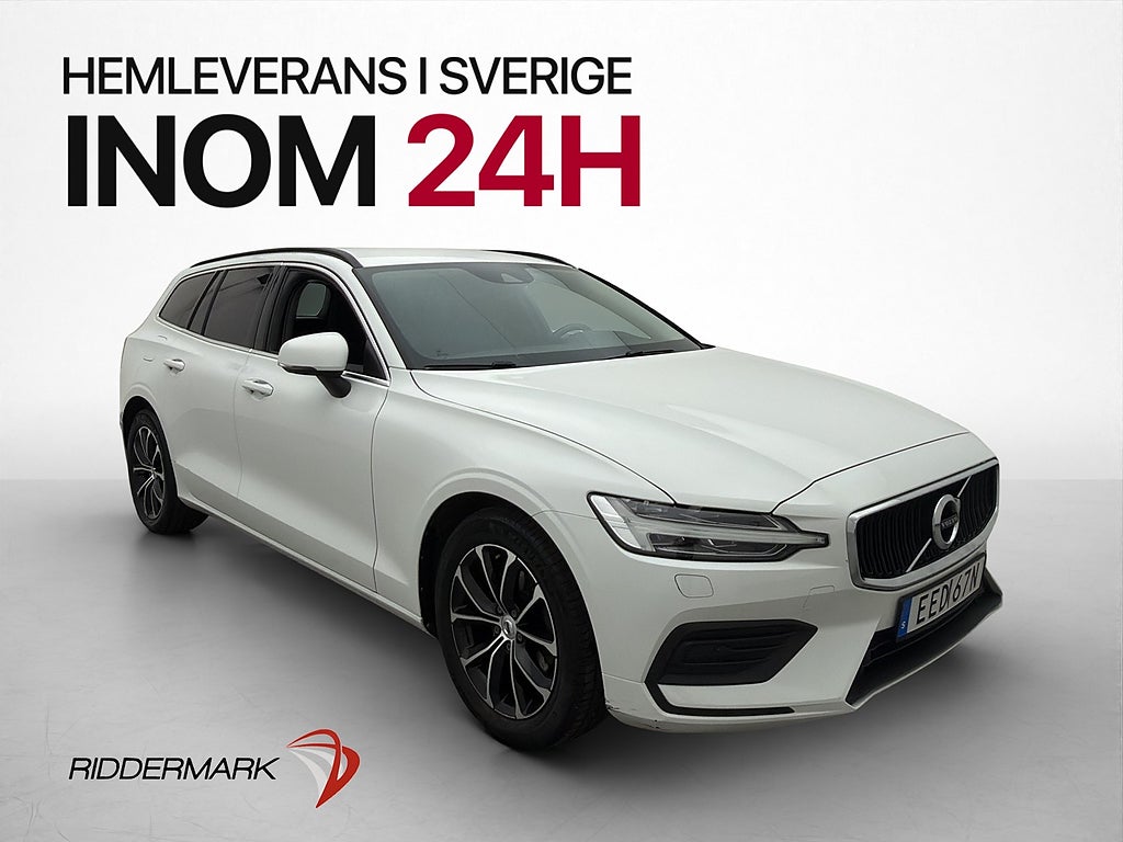 Volvo V60 B4 Advanced Kamera Drag Navi CarPlay Värmare
