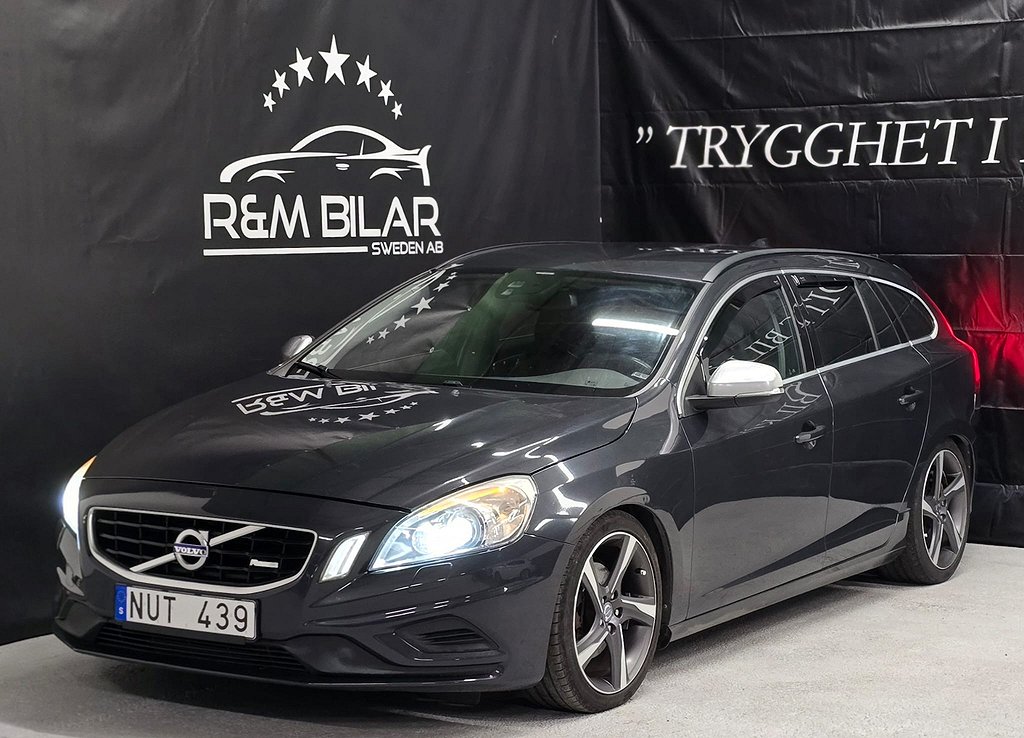 Volvo V60 D4, R-Design, Motor-värm, Drag, Få-ägare, Ny Bes!!