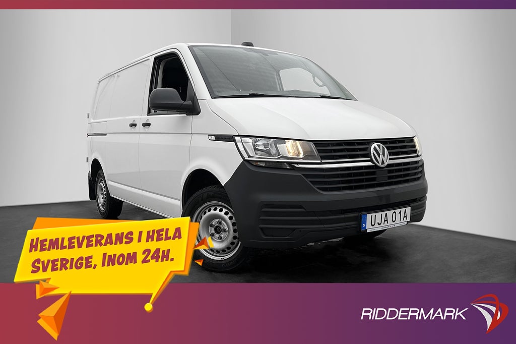 Volkswagen Transporter 2.0TDI Värmare Dragkrok CARPLAY Moms