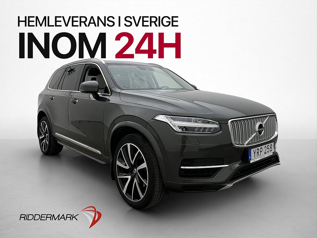 Volvo XC90 T8 AWD Inscription 7-Sits Pano HUD Luft 360° Drag