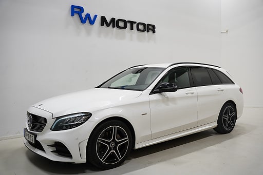 Mercedes-Benz C 200 T d AMG Night Cockpit B-kamera Dragkrok Navi