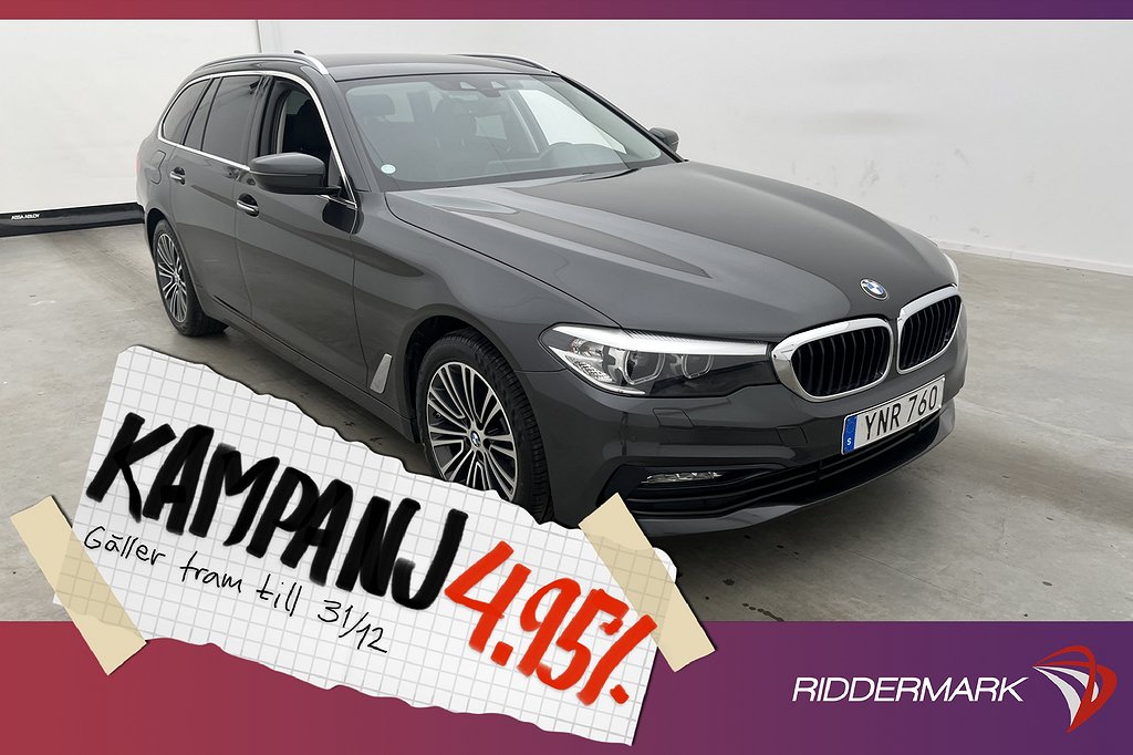 BMW 520 d 190hk Sport Line D-Värm B-Kamera HiFi 4,95% Ränta