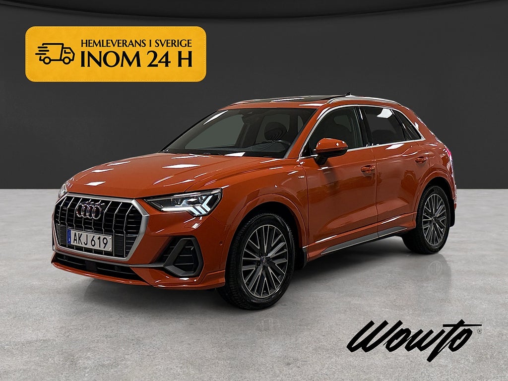 Audi Q3 45 TFSI Quattro 230HK S-Line /Pano /B&O /Se Spec