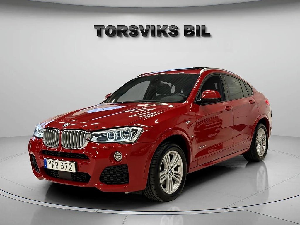 BMW X4 xDrive30d 258hk M Sport HuD 360°kamera Nav Lucka H&K 