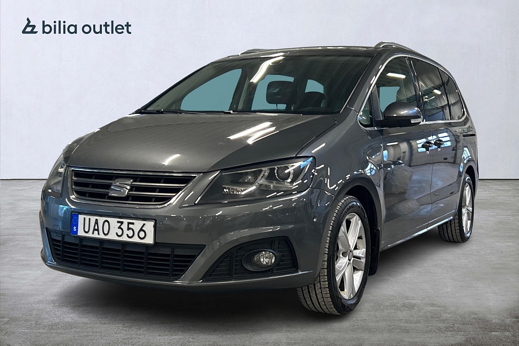Seat Alhambra 7-Sits 2.0 TDI 184hk  Backkamera Navi P-värmare Drag